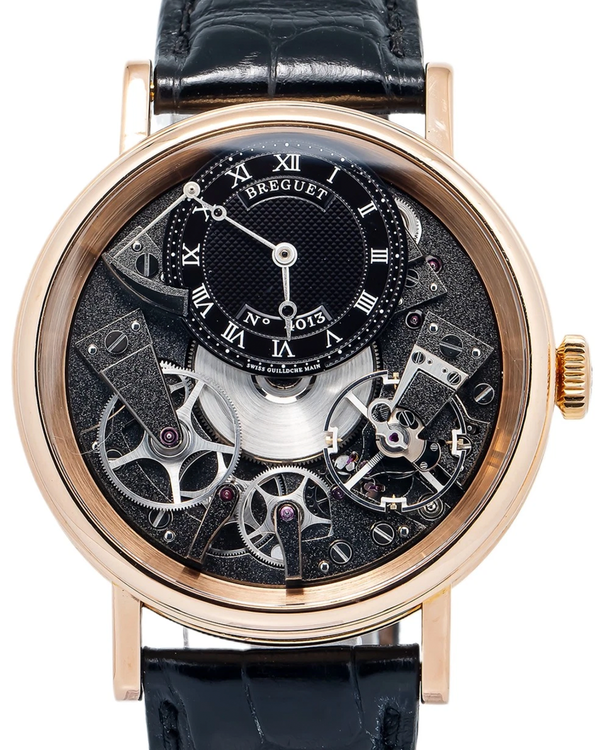 2021 Breguet Tradition 40MM Skeleton Dial Leather Strap (7057)