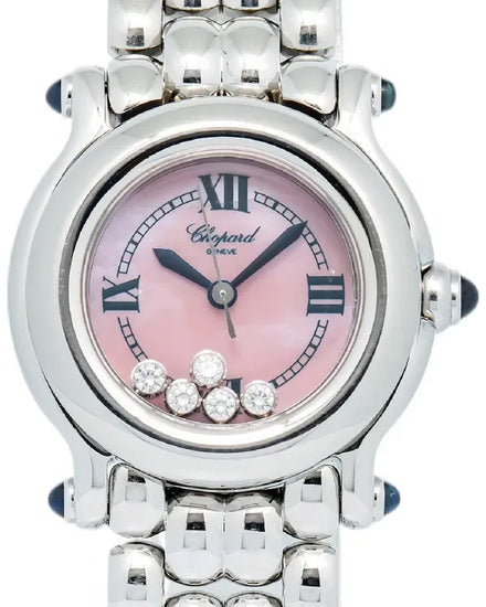 2000 Chopard Happy Sport 26MM Quartz Mother Of Pearl Dial Steel bracelet (27/8250-23)