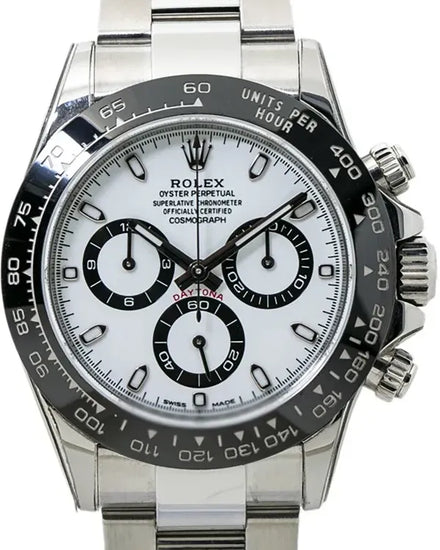 2021 Rolex Cosmograph Daytona "Panda" 40MM White Dial Oyster Bracelet (116500LN)