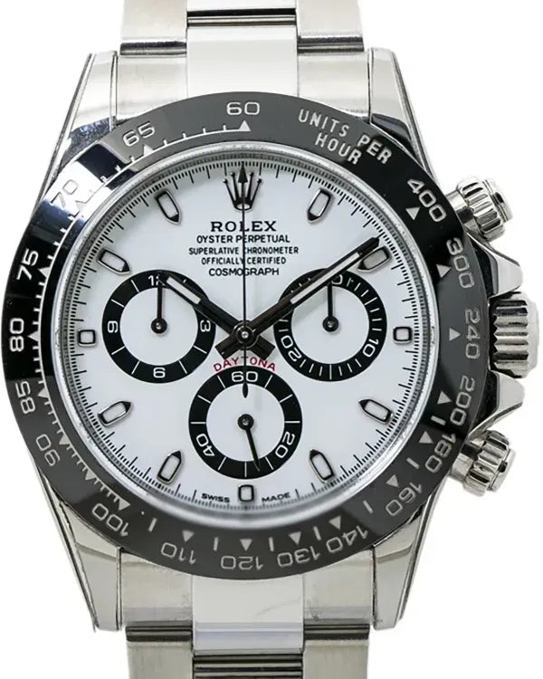 2021 Rolex Cosmograph Daytona "Panda" 40MM White Dial Oyster Bracelet (116500LN)