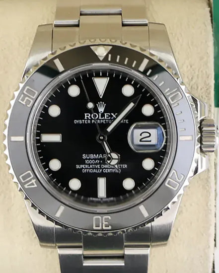 2015 Rolex Submariner Date 40MM Black Dial Oyster Bracelet (116610)