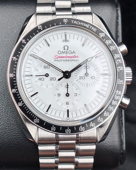 2024 Omega Speedmaster Professional Moonwatch 42MM White Dial Steel Bracelet (310.30.42.50.04.001)