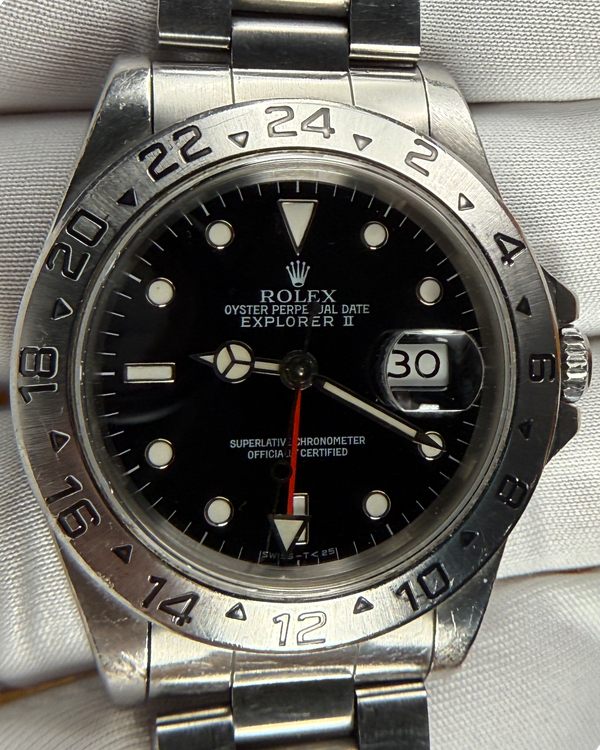 1995 Rolex Explorer II 40MM Black Dial Oyster Bracelet (16570)