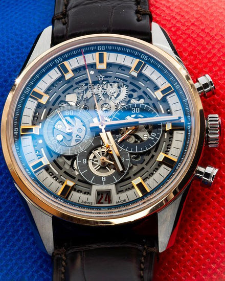 2021 Zenith Chronomaster El Primero 42MM Skeleton Dial Leather Strap (51.2081.400/78.C810)