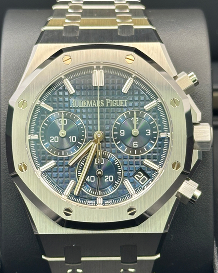 Audemars Piguet Royal Oak Chronograph 38MM Blue Dial Steel Bracelet (26715ST.OO.1356ST.01)