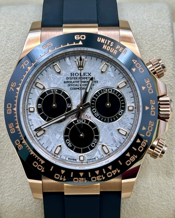 2023 Rolex Cosmograph Daytona 40MM Meteorite Dial Oysterflex Strap (116515LN)