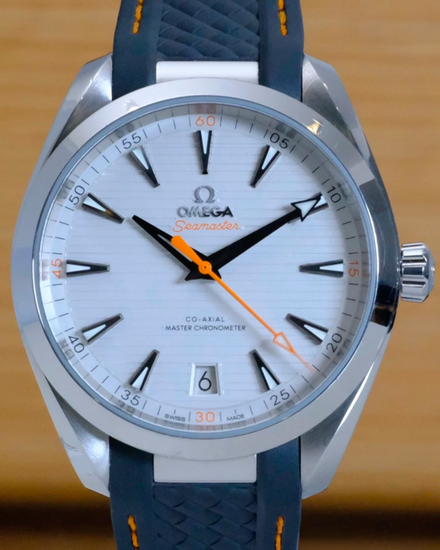 2024 Omega Seamaster Aqua Terra 150M 41MM Silver Dial Rubber Strap (220.12.41.21.02.002)