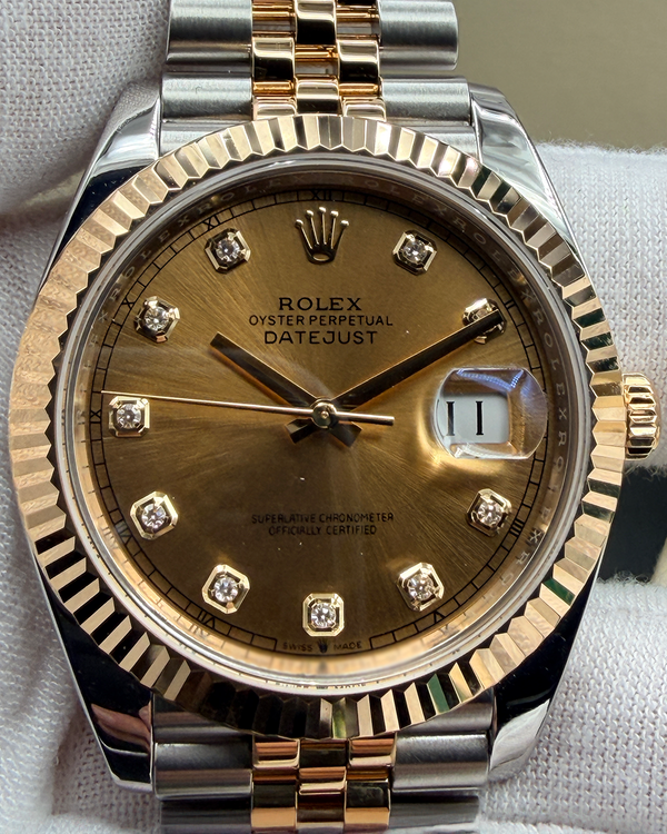 2019 Rolex Datejust 41MM Champagne Dial Two-Tone Jubilee Bracelet (126333)