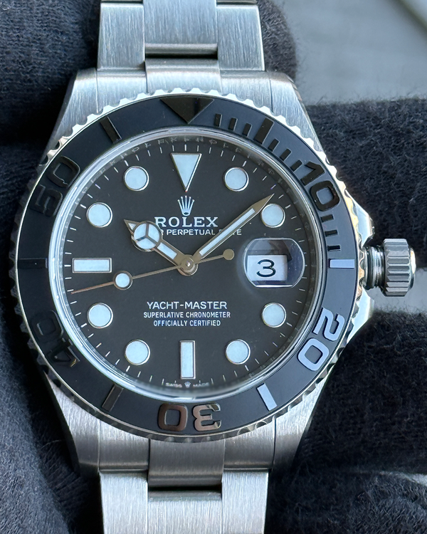 2025 Rolex Yacht-Master 42MM Black Dial Titanium Oyster Bracelet (226627)
