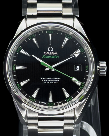 2017 Omega Seamaster Aqua Terra 150M "Golf Edition" 41.5MM Black Dial Steel Bracelet (231.10.42.21.01.004)
