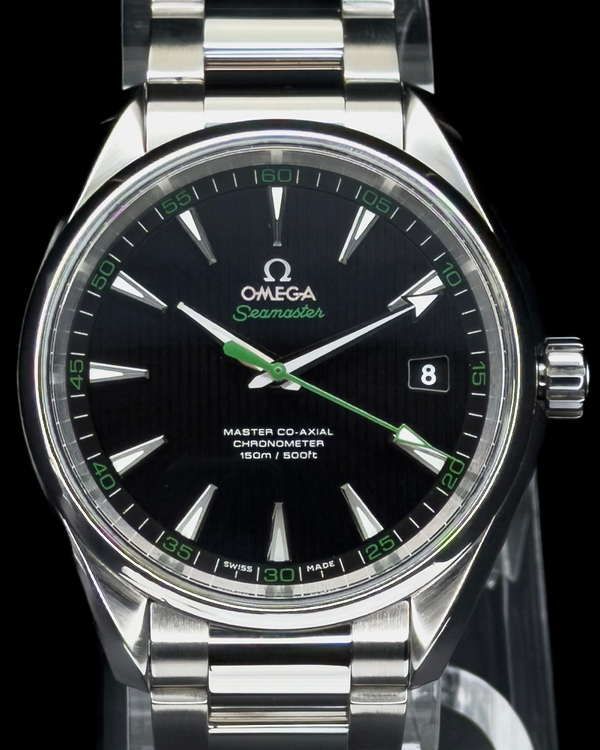 2017 Omega Seamaster Aqua Terra "Golf Edition" 41.5MM Black Dial Steel Bracelet (231.10.42.21.01.004)