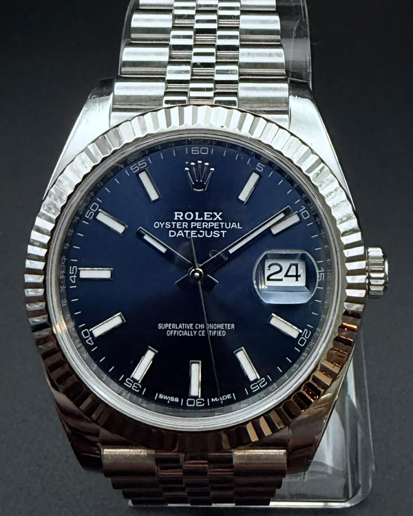 2017 Rolex Datejust 41MM Blue Dial Jubilee Bracelet (126334)