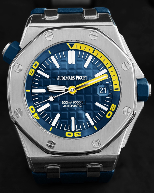 2017 Audemars Piguet Royal Oak Offshore Diver 42MM Blue Dial Rubber Strap (15710ST.OO.A027CA.01)