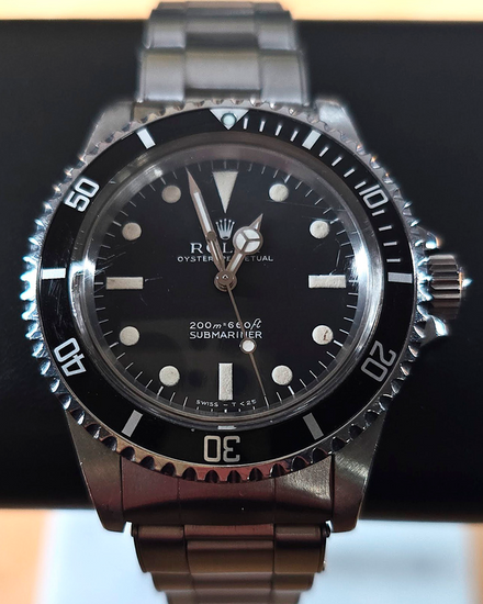 1969 Rolex Submariner No-Date 40MM Black Dial Oyster Bracelet (5513)