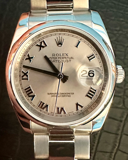 Rolex Datejust 36MM Silver Dial Oyster Bracelet (116200)