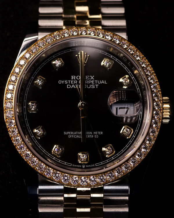 2026 Rolex Datejust 36MM Black Dial Two-Tone Jubilee Bracelet (126283RBR)