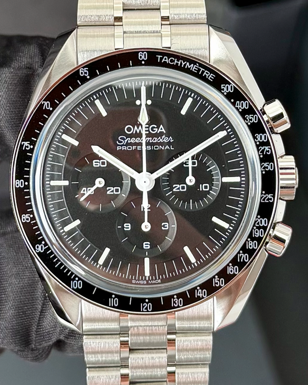 2025 Omega Speedmaster Professional Moonwatch 42MM Black Dial Steel Bracelet (310.30.42.50.01.002)