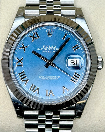 2025 Rolex Datejust 41MM Blue Dial Jubilee Bracelet (126334)