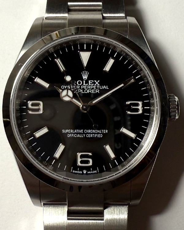 2024 Rolex Explorer 36MM Black Dial Oyster Bracelet (124270)