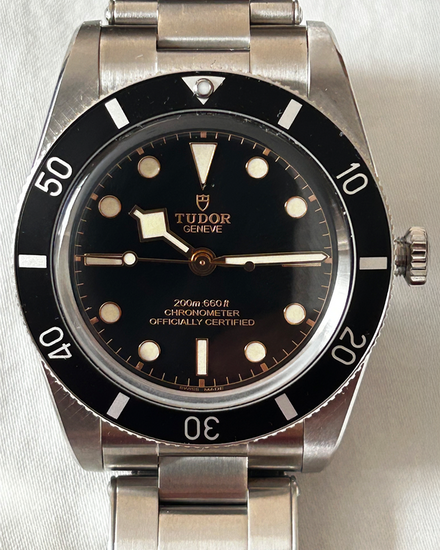 2025 Tudor Black Bay 54 37MM Black Dial Steel Bracelet (79000N)