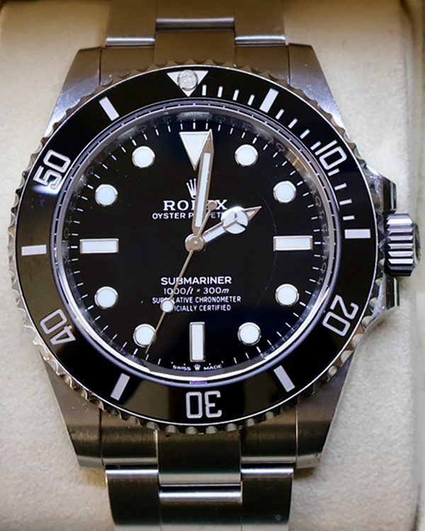 2022 Rolex Submariner No-Date 41MM Black Dial Oyster Bracelet (124060)