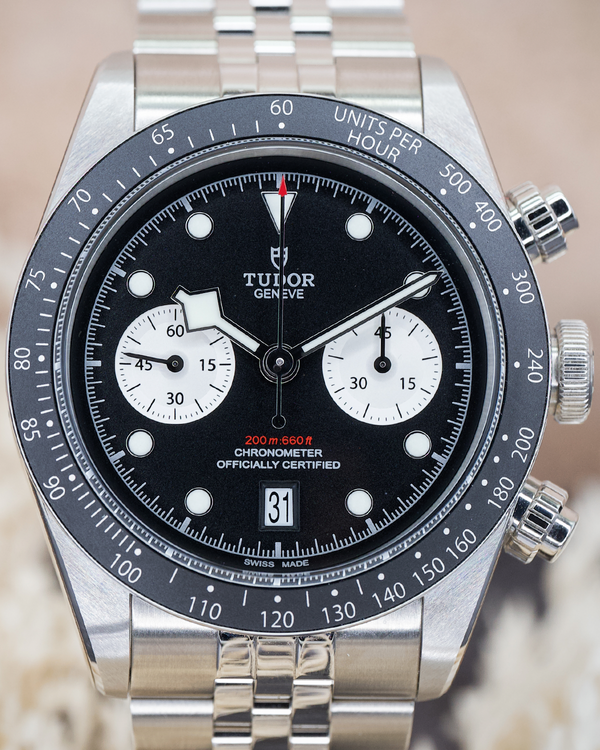 2025 Tudor Black Bay Chrono 41MM Black Dial Steel Bracelet (79360N)