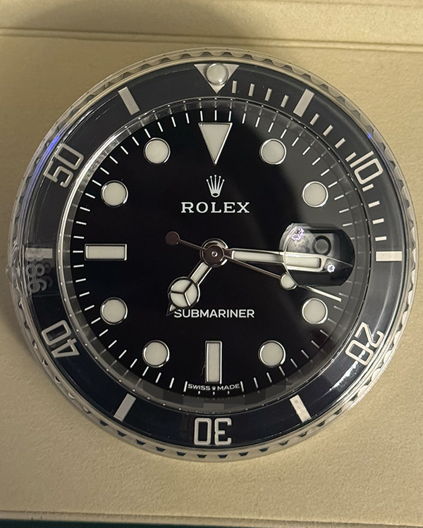 2025 Rolex Submariner Date Desk Clock 80MM Quartz Black Dial (909010LN)