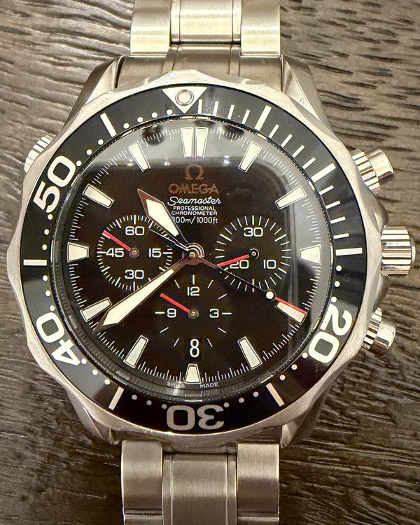 Omega Seamaster Diver 300M 42MM Black Dial Steel Bracelet (2594.52.00)