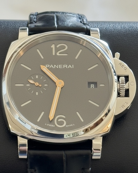 2023 Panerai Luminor Due 42MM Grey Dial Leather Strap (PAM01250)