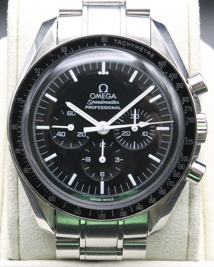2000 Omega Speedmaster Professional Moonwatch 42MM Black Dial Steel Bracelet (3570.50.00)