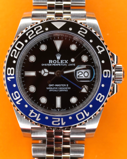 2020 Rolex GMT-Master II "Batgirl" 40MM Black Dial Jubilee Bracelet (126710BLNR)