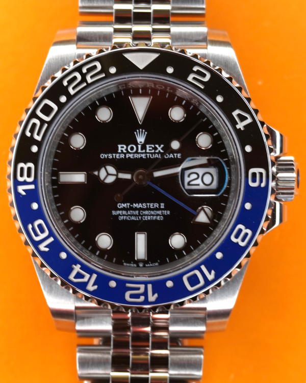 2019 Rolex GMT-Master II "Batgirl" 40mm Black Dial Jubilee Bracelet (126710BLNR)