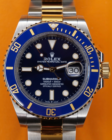 2024 Rolex Submariner Date "Bluesy" 41MM Blue Dial Two-Tone Oyster Bracelet (126613LB)