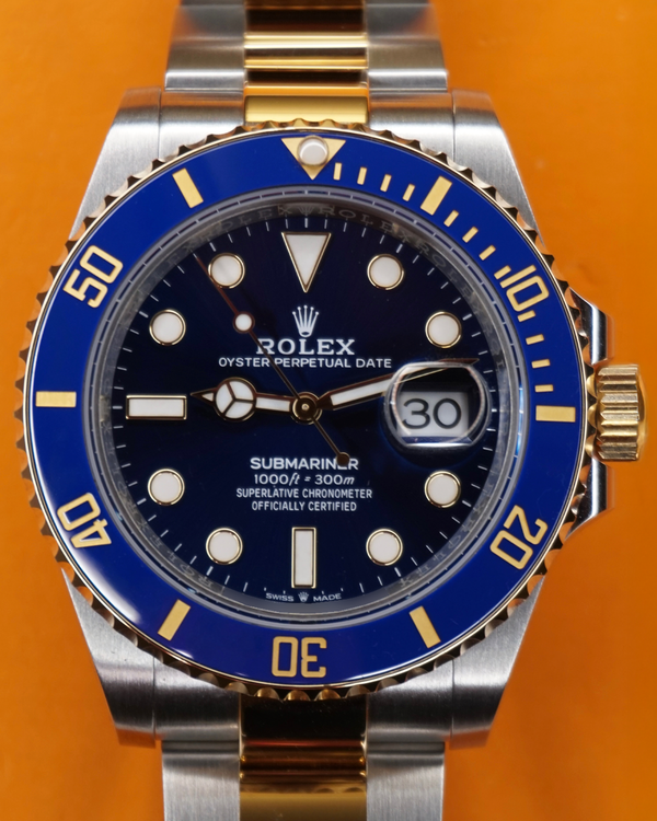 2024 Rolex Submariner Date "Bluesy" 41MM Blue Dial Two-Tone Oyster Bracelet (126613LB)