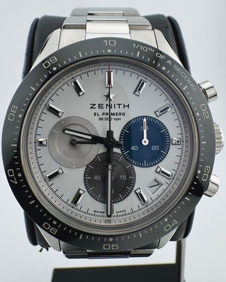 No Reserve - 2022 Zenith Chronomaster Sport 41MM White Dial Steel Bracelet (03.3100.3600/69)