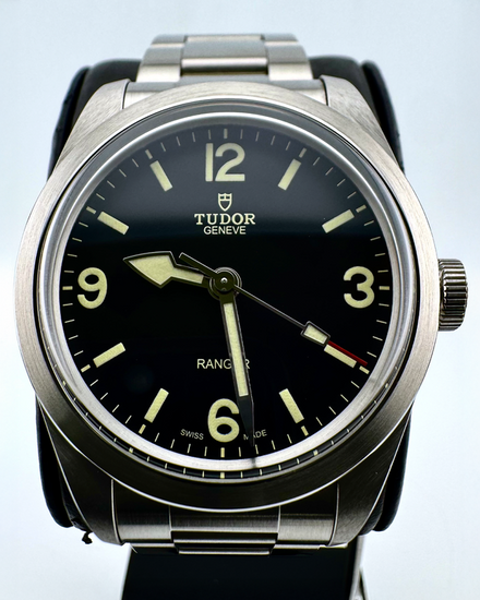 No Reserve - 2025 Tudor Ranger 39MM Black Dial Steel Bracelet (79950)
