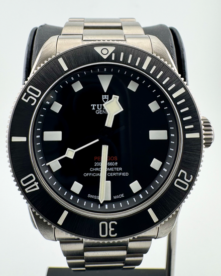 No Reserve - 2025 Tudor Pelagos 39MM Black Dial Titanium Bracelet (25407N)