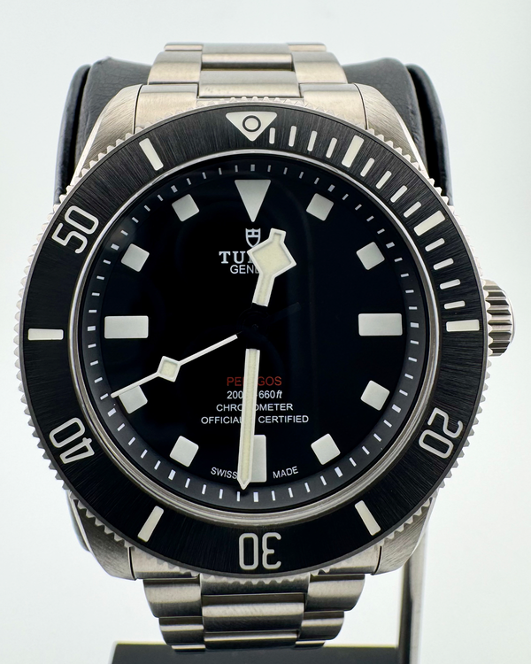 No Reserve - 2025 Tudor Pelagos 39MM Black Dial Titanium Bracelet (25407N)
