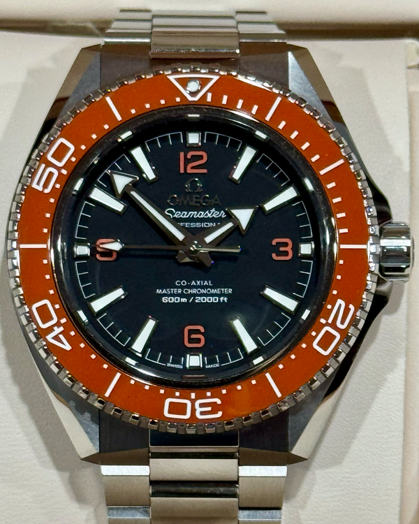 2025 Omega Seamaster Planet Ocean 600M 42MM Black Dial Steel Bracelet (217.30.42.21.01.003)