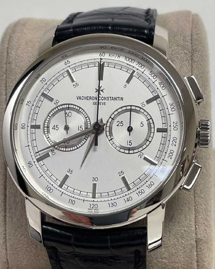 2015 Vacheron Constantin Patrimony Traditionnelle 42MM Silver Dial Leather Strap (47192/000G-9504)
