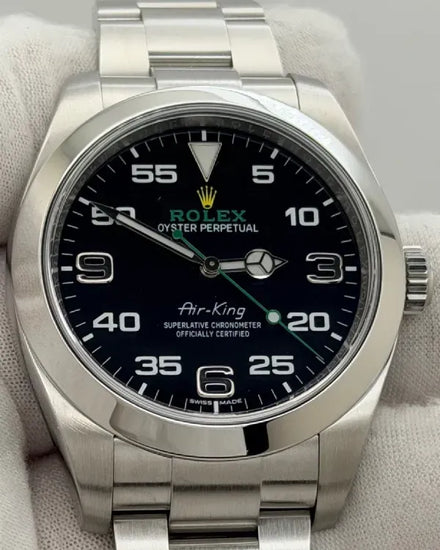 2020 Rolex Air-King 40MM Black Dial Oyster Bracelet (116900)