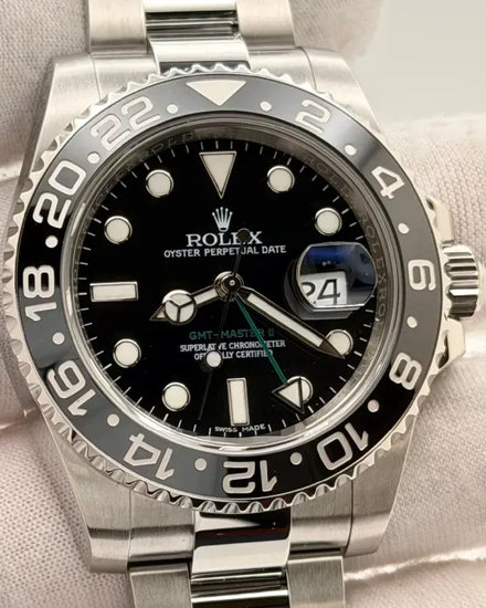 2016 Rolex GMT-Master II 40MM Black Dial Oyster Bracelet (116710LN)
