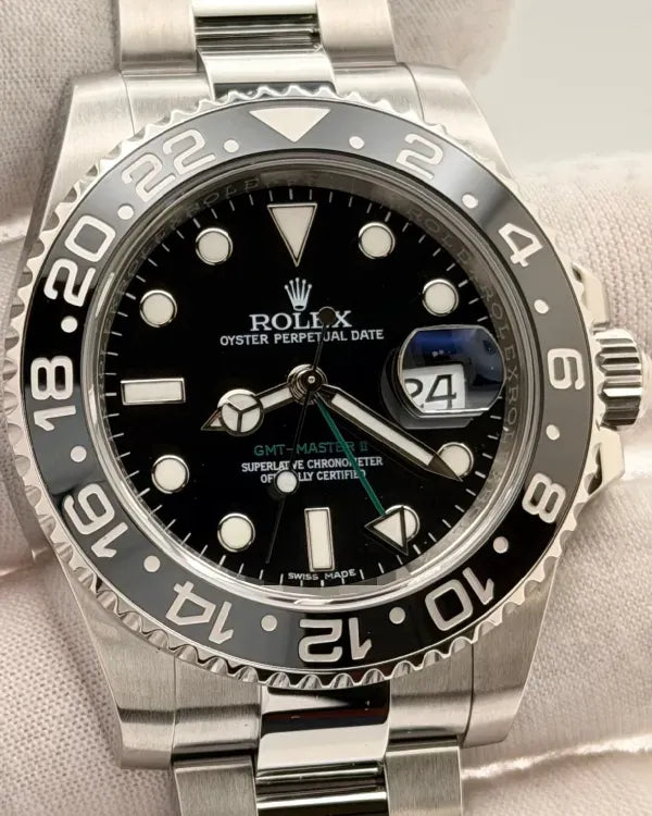 2016 Rolex GMT-Master II 40MM Black Dial Oyster Bracelet (116710LN)