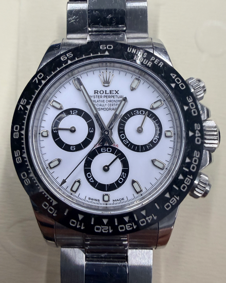 2022 Rolex Cosmograph Daytona "Panda" 40MM White Dial Oyster Bracelet (116500LN)
