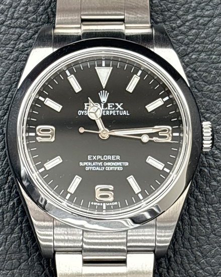 2015 Rolex Explorer 39MM Black Dial Oyster Bracelet (214270)