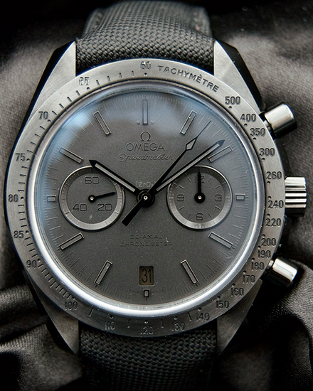 No Reserve - 2023 Omega Speedmaster Dark Side of the Moon "Black Black" 44.25MM Black Dial Textile Strap (311.92.44.51.01.005)