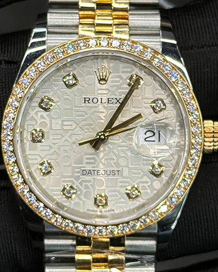 2020 Rolex Datejust 36MM Silver "Jubilee Motif" Dial Two-Tone Jubilee Bracelet (126283RBR)