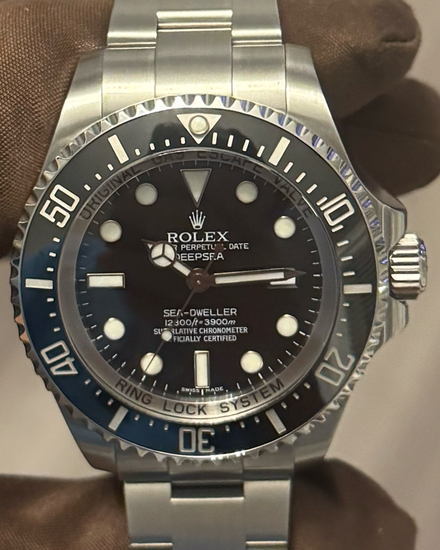 2009 Rolex Sea-Dweller Deepsea 44MM Black Dial Oyster Bracelet (116660)