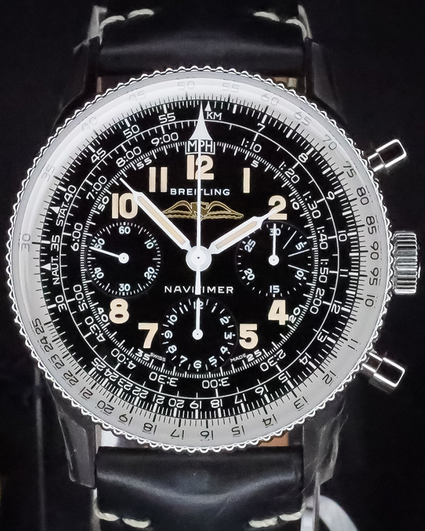 2020 Breitling Navitimer 41MM Black Dial Leather Strap (AB0910371B1X1)