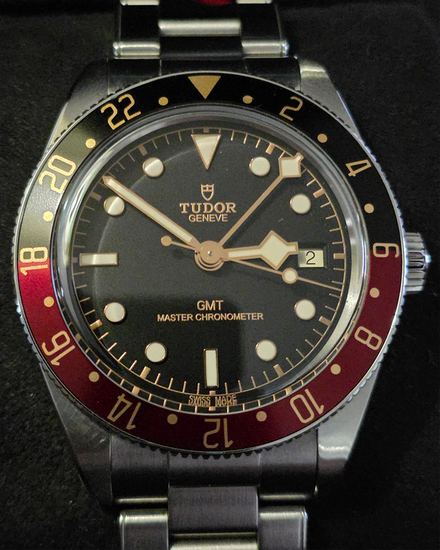 2024 Tudor Black Bay 58 GMT 39MM Black Dial Steel Bracelet (7939G1A0NRU)